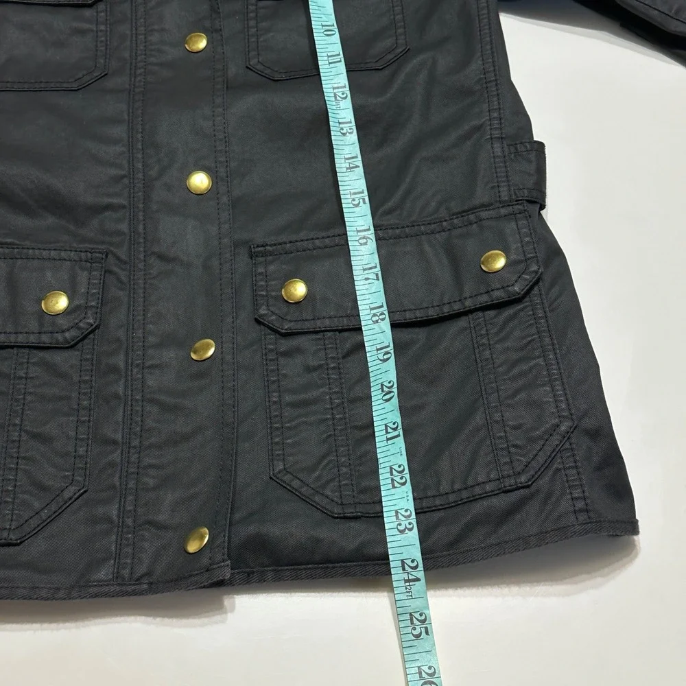 J.Crew Womens Downtown‎ Field Jacket Size XS Coated Cotton City Trench Travel